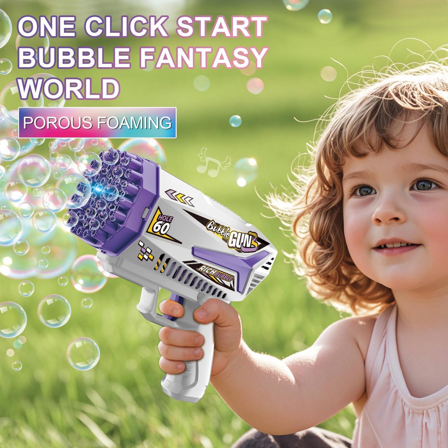 Bubble Gun For Outdoor Play And Parties