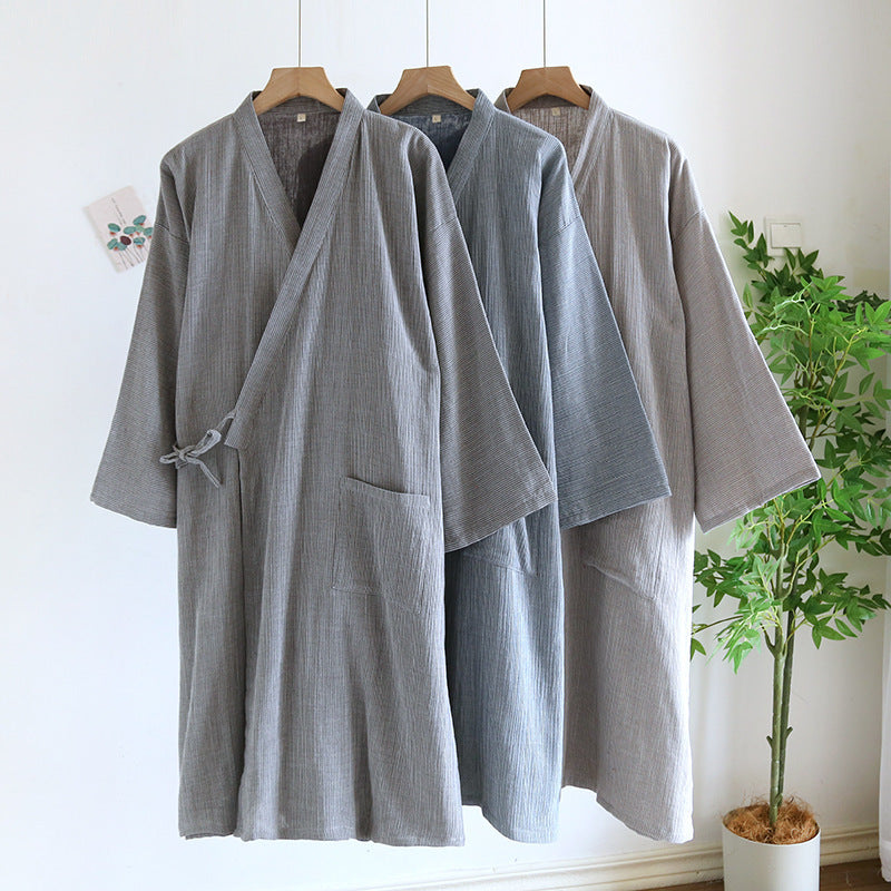Kimono Pajamas Bathrobe Men's