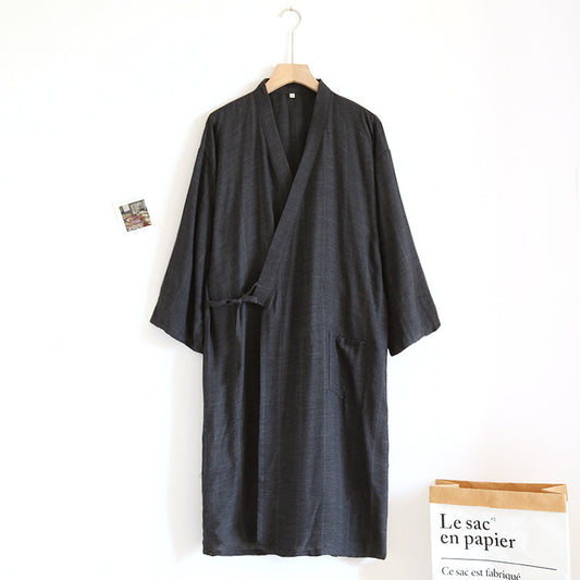 Lace-up Kimono Pajamas Men's